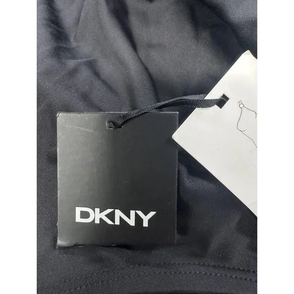 DKNY Swimdress Womens Size 4 Black One Shoulder Multi Wear Asymmetrical $108 - Picture 3 of 5